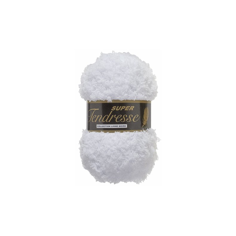 Lammy Yarn Super Tendresse Teddybjrnsgarn Fv 005 Vit