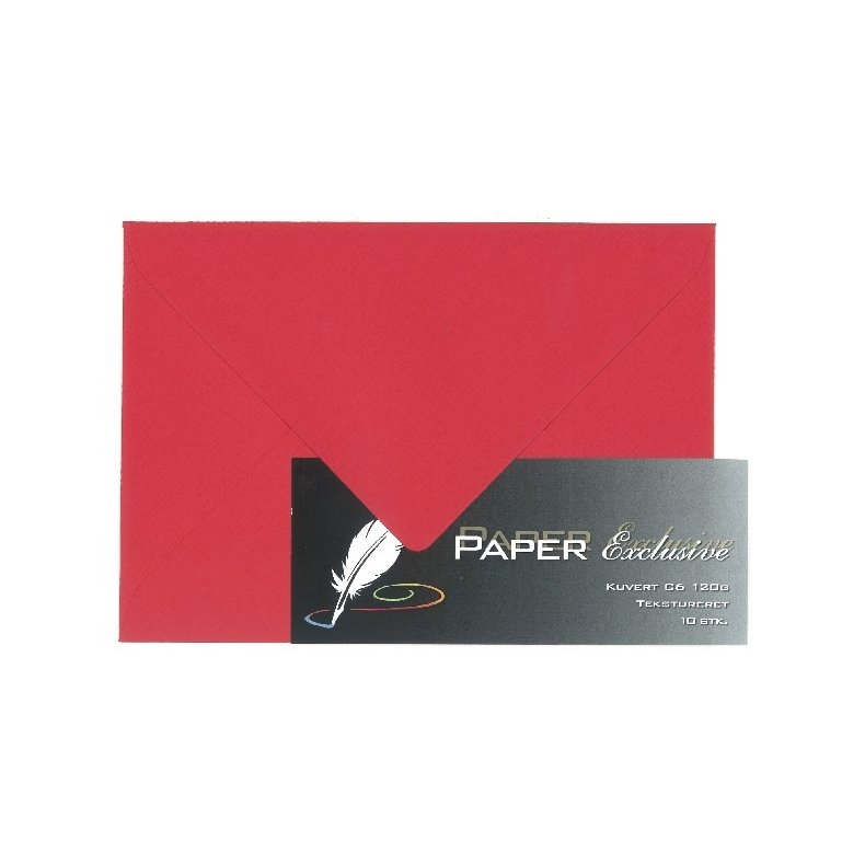 Kuverter/konvolutter - Røde Kuvert & konvolutter på