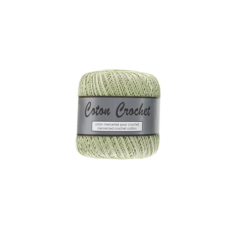 Merceriserat Bomullsgarn Coton Crochet Lammy Yarn Fv 018 Ljus Grn