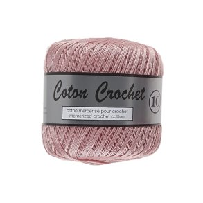 Merceriseret Bomuldsgarn Coton Crochet Lammy Yarn Fv 031 L.Rosa