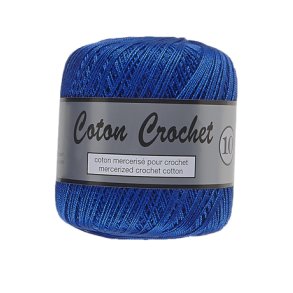 Merceriseret Bomuldsgarn Coton Crochet Lammy Yarn Fv 039 Marine Bl