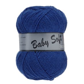 Baby Soft Garn Lammy -  Mjuk Baby Garn Fv 039 Koboltbl