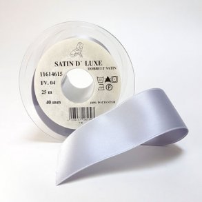 Satin bnd - Lys gr satin bnd - nr 30