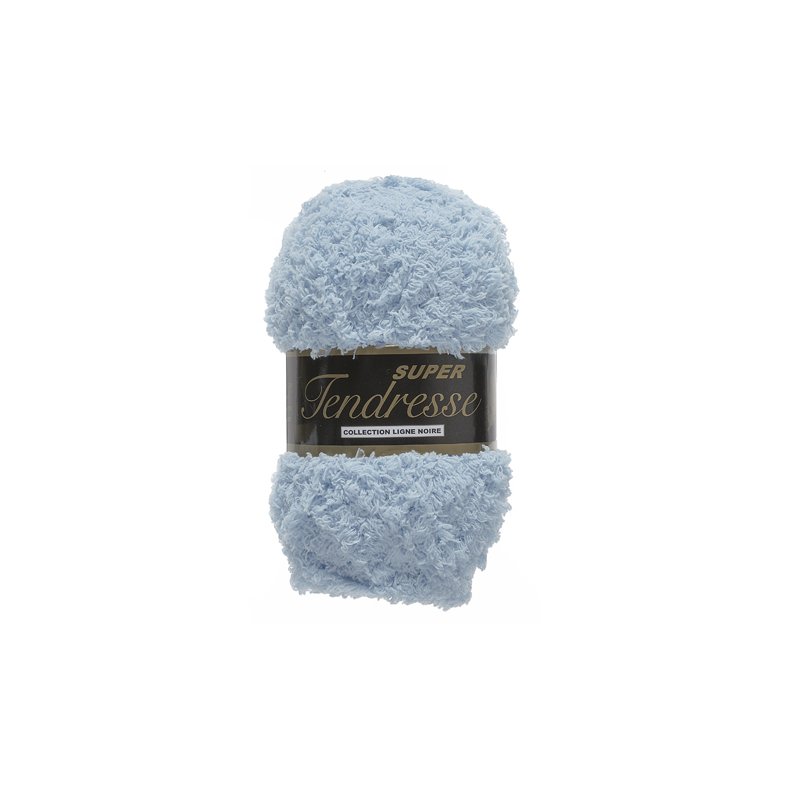 Lammy Yarn Super Tendresse Teddybjrnsgarn Fv 040 Ljus Bl