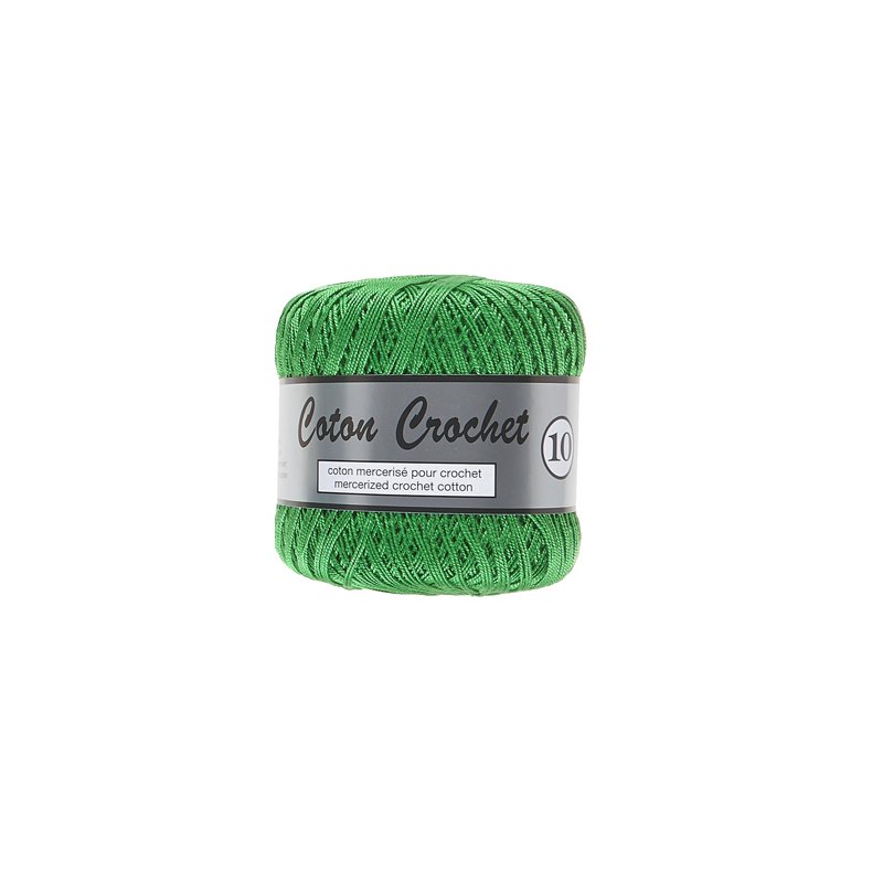 Merceriserat Bomullsgarn Coton Crochet Lammy Yarn Fv 045 Grn