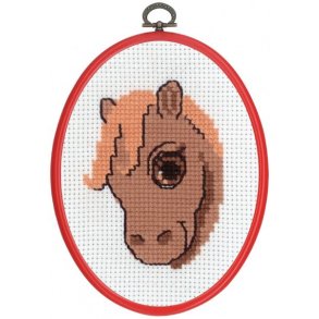 Broderi - Tlle broderi til brn - 92-8391 med Hest