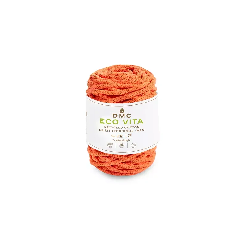 Garn DMC Eco Vita 12 250 G Fv 10 Orange