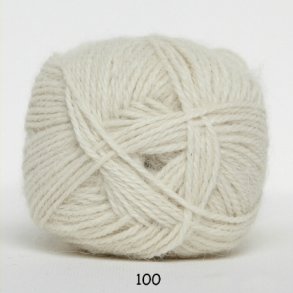 Hjerte Alpaca - Alpaca ullgarn -  fv 100 rvit