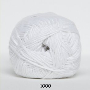 Hjertegarn Blend Bamboo -  fv 1000 Hvid