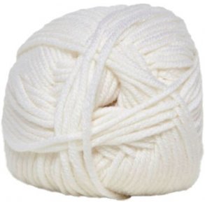Hjertegarn Merino Cotton - fv 1090 Hvid