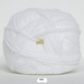 Akrylgarn - Jette Akrylgarn - Hjertegarn - fv 111 Vit