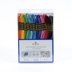 DMC Broderigarn - Variegated 12 stk