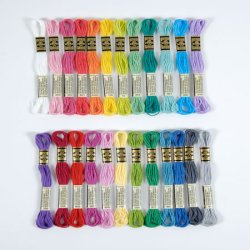 DMC Broderigarn - Vitamins 24 stk