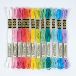 DMC Broderigarn - Vitamins 24 stk