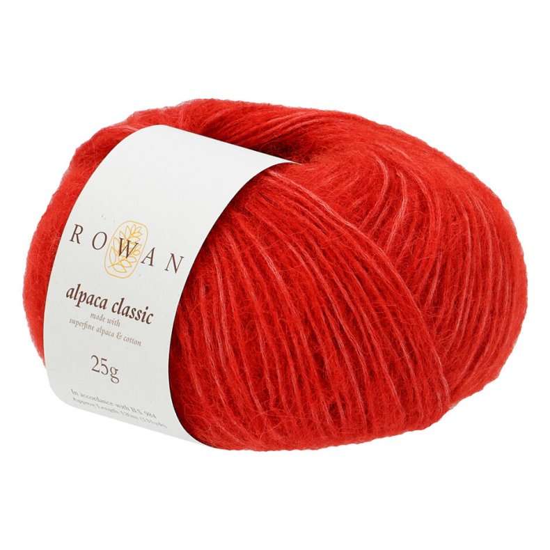 Rowan Alpaca Classic fv 120 Vermilion