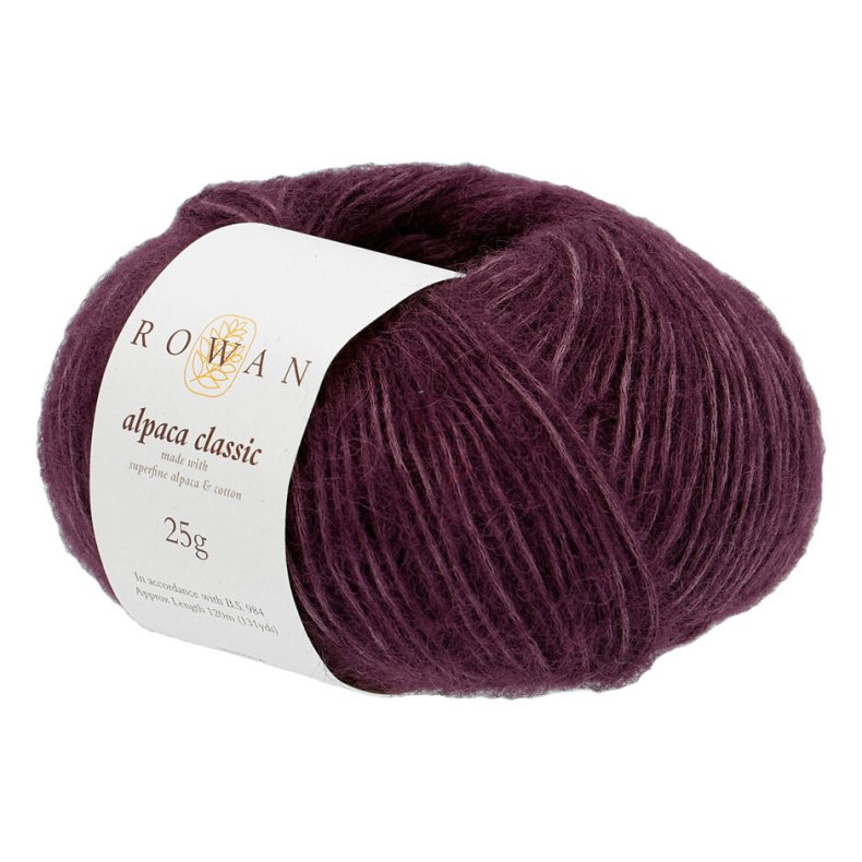 Rowan Alpaca Classic fv 123 Lila regn