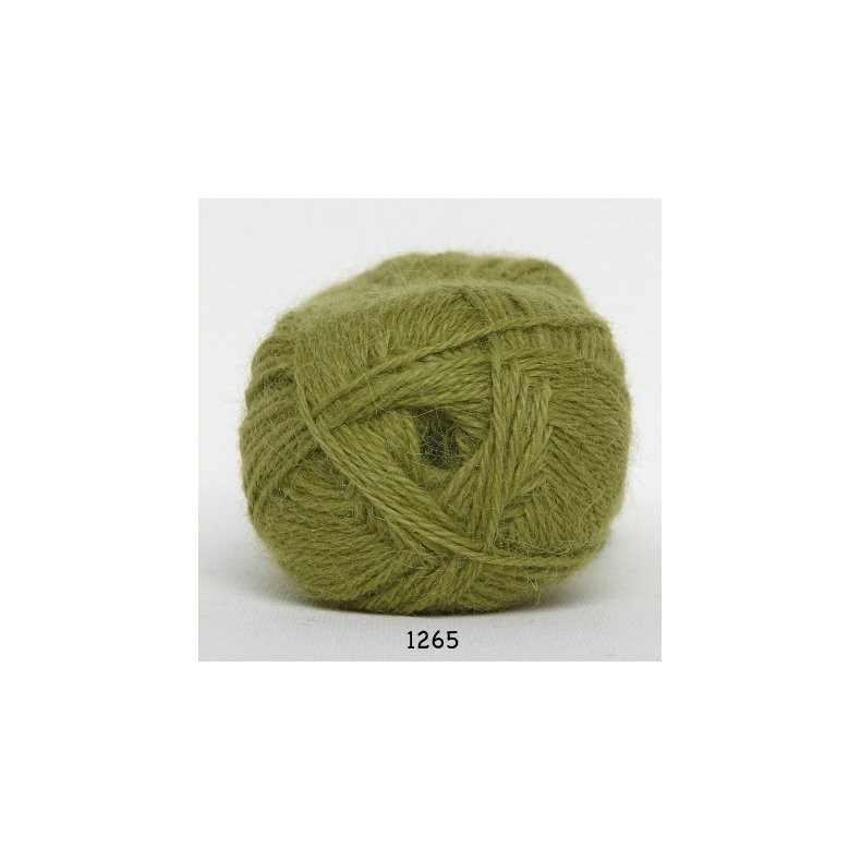 Hjerte Alpaca - Alpaca ullgarn - fv 1265 Lime Grn