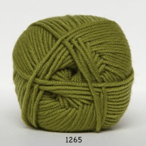 Hjertegarn Extrafine Merino 90 Garn - Uldgarn - 1265 Limegrn
