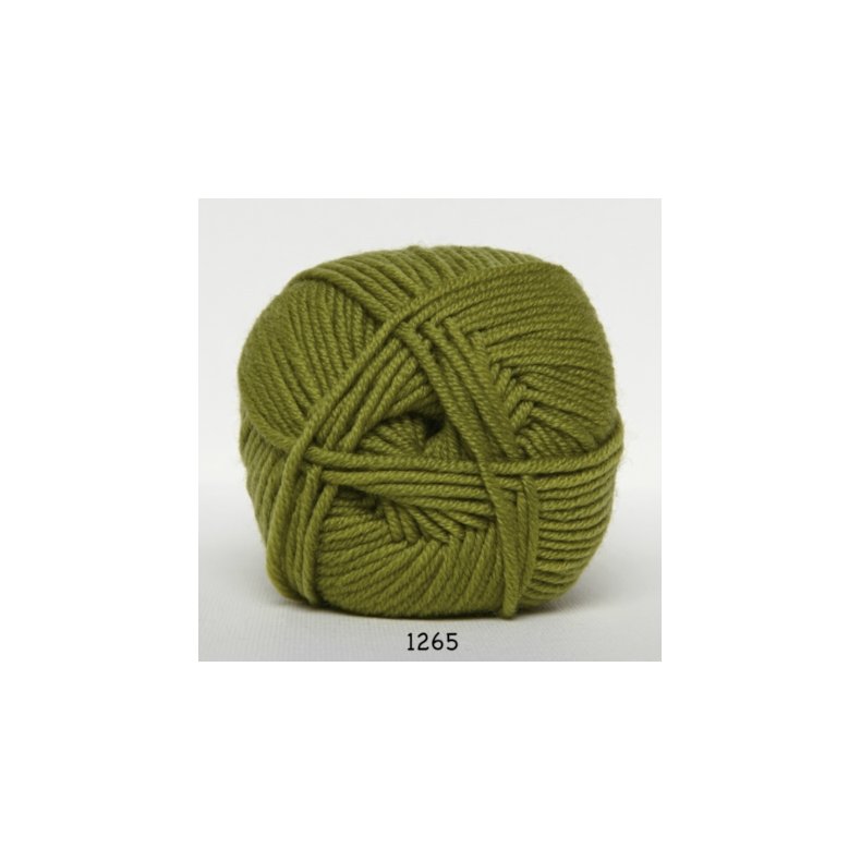 Hjertegarn Extrafine Merino 90 Garn - Uldgarn - 1265 Limegrn