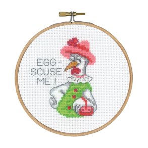 Broderikit Permin Med Egg-scuse me - 13-4120