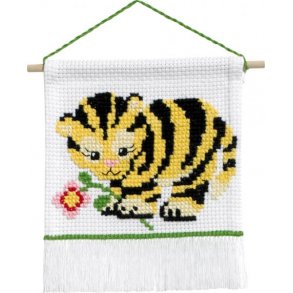 Broderi - Rknar broderi fr barn - 13-9721 med Tiger