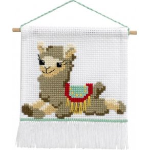 Broderi - Rknar broderi fr barn - 13-9724 med Lama