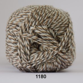 Sock 4 - Str�mpegarn - Uldgarn -  fv 1180 Flerfarvet
