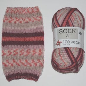 Sock 4 - Str�mpegarn - Uldgarn -  fv 5031 Flerfarvet