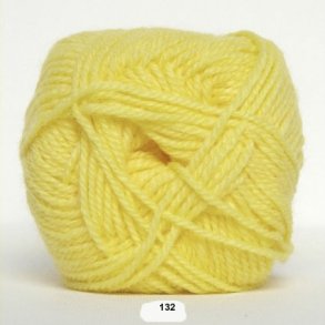 Akrylgarn - Jette Akrylgarn Hjertegarn - fv 132 Lys Gul