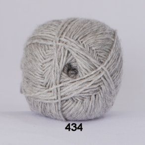 Hjertegarn Bamboo Wool - Ullgarn med bambu garn - Fv 434 Ljus Gr