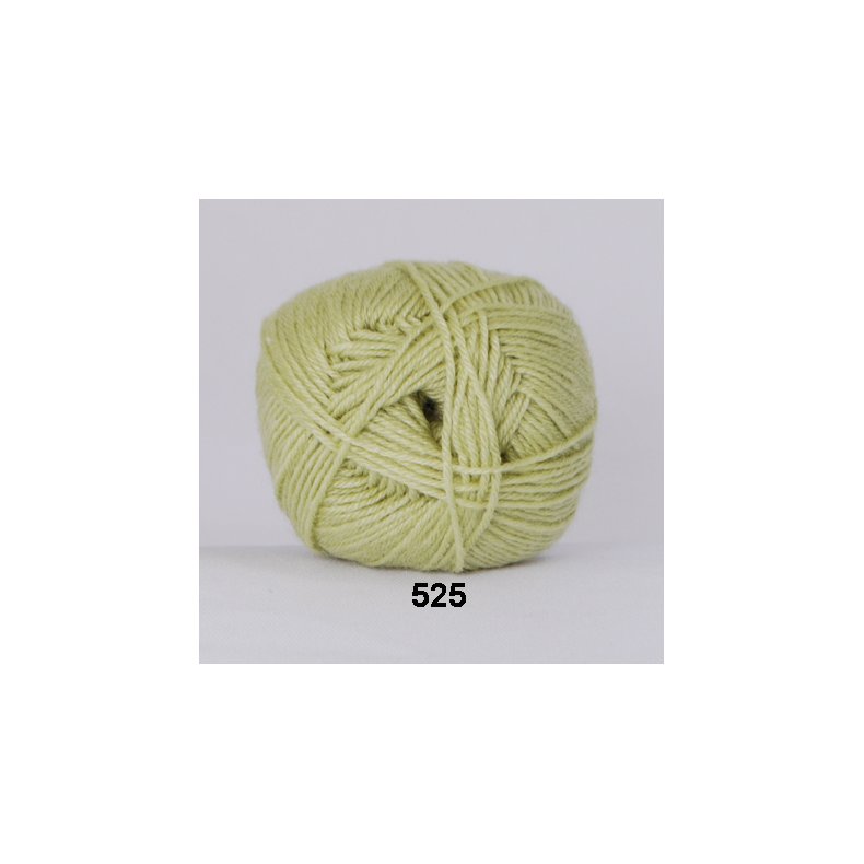 Hjertegarn Bamboo Wool - Ullgarn med bambu garn - Fv 525 Ljus Lime