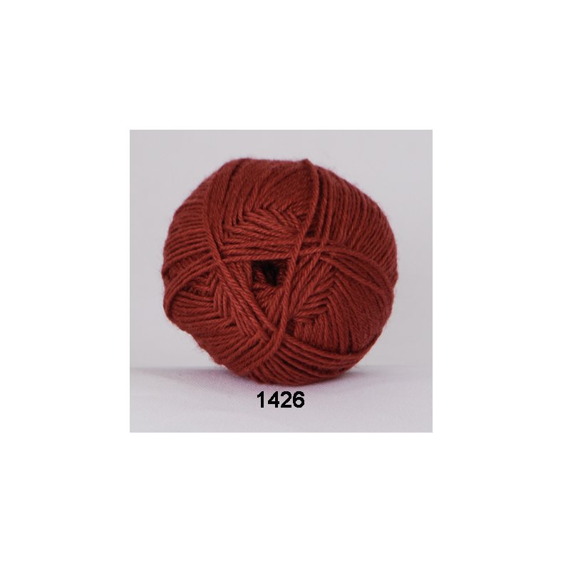 Hjertegarn Bamboo Wool - Ullgarn med bambu garn - Fv 1426 Rust