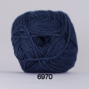 Hjertegarn Bamboo Wool - Ullgarn med bambu garn - Fv 6970 Mörk Petrol