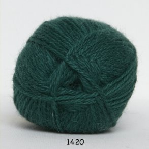 Hjerte Alpaca - Alpaca ullgarn - fv 1420 Mrk Grn