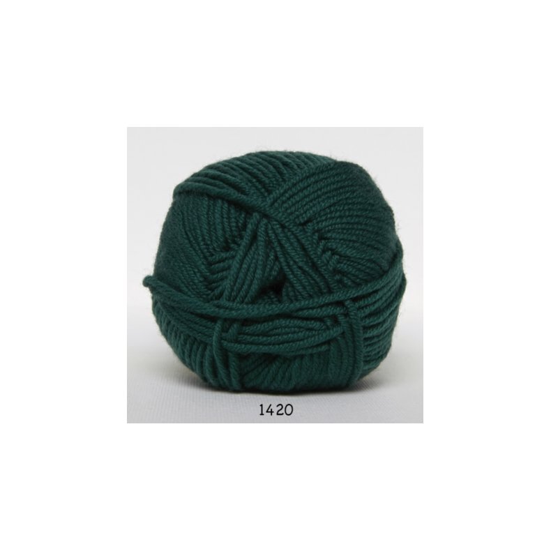 Hjertegarn Extrafine Merino 90 Garn - fv 1420 Mrkgrn