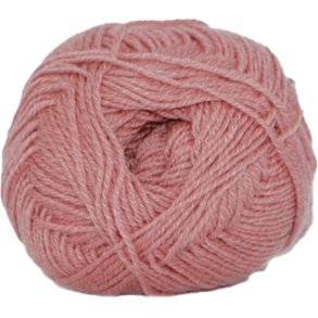 Hjertegarn Lana Cotton 212 - Bomuldsgarn - Merino Garn - 1514 Mrk Pudder