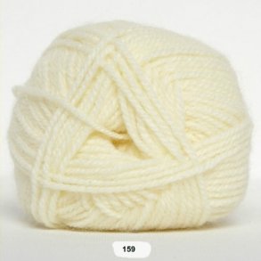 Akrylgarn - Jette Akrylgarn Hjertegarn - fv 159 Rvit