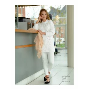 Oversize sweater strikkeopskrift nr 1611