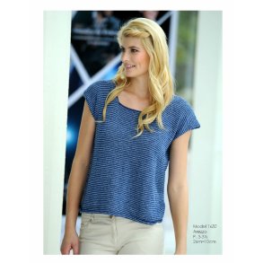 Sommer Bluse med korte rmer strikkeopskrift nr 1632