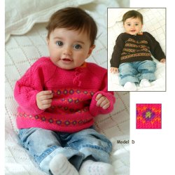 Baby strikkeopskrift Trunte nr 17