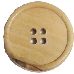 Trknapper 16 mm, lys, 4 huls - 1725-28-0001