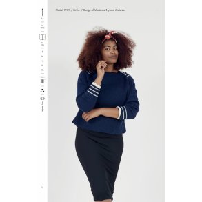 Strikkeh�fte 174 model Birthe Maritim sweater