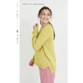 Strikkeh�fte 175 model Ulla 1742 sweater med slids