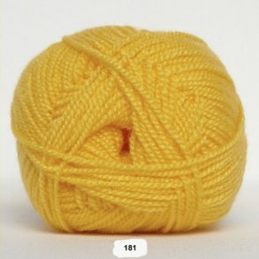 Akrylgarn - Jette Akrylgarn Hjertegarn - fv 181 Gul
