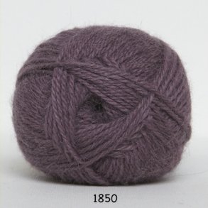 Hjerte Alpaca - Alpaca ullgarn - fv 1850 Mrk Gammal Rosa