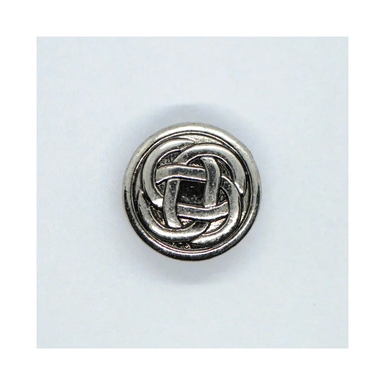 Metal Knap med je 18 mm metal slv - 18656-18-0002
