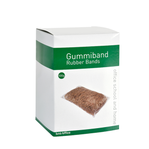Gummiband - 100 x 3 mm Brun 500 gram - 190900