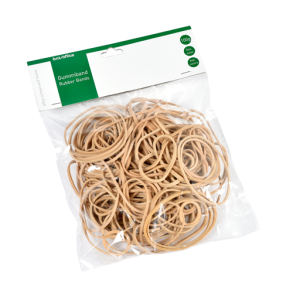 Elastiska gummiband - Ass. Storlek Brun 100 gram - 192500