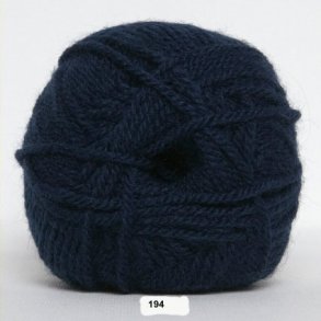 Akrylgarn - Jette Akrylgarn Hjertegarn - fv 194 Mörk Bl