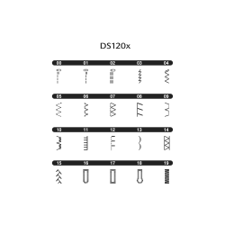 Brother DS120X Elektronisk Symaskine